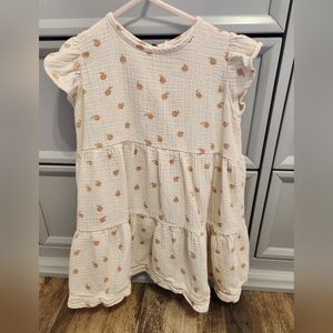 Quincy Mae Dress Oranges 4t-5t